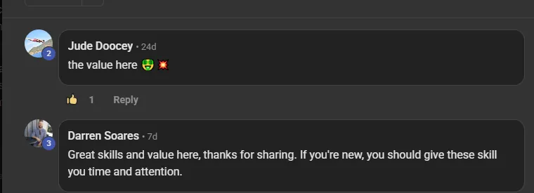 Community member feedback